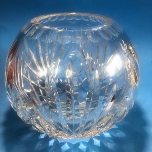 ACC Hand Cut Polish Crystal Rose Bowl!